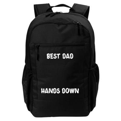 Best Dad Hands Down Craft For Handprints Fathers Day Great Gift Backpack