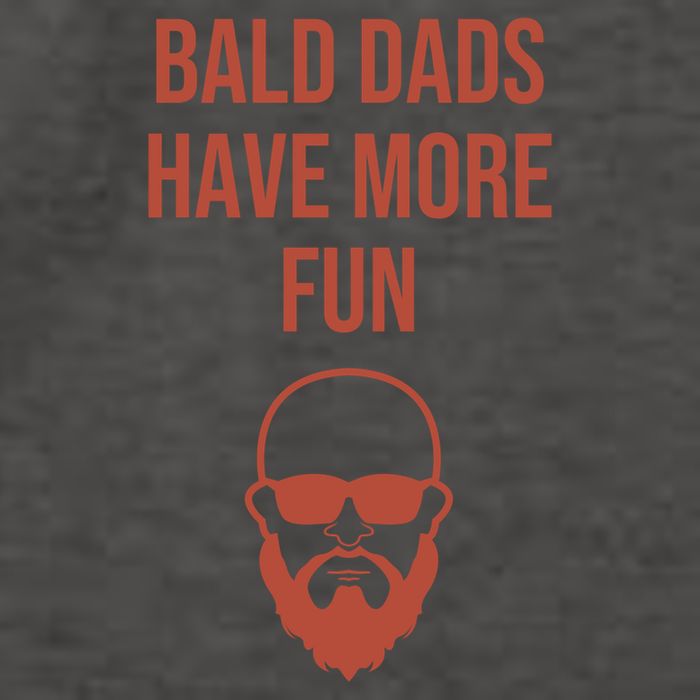 Bald Dads Have More Fun Dad Balding Funny Fathers Day Gym Gift Vector Backpack