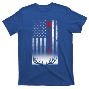 Bow Deer Hunting American Flag Bow Hunting Lover Gift T-Shirt