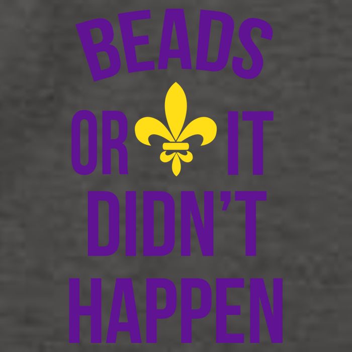 Beads Or It DidnT Happen Mardi Gras Vector Backpack