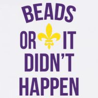 Beads Or It DidnT Happen Mardi Gras Adult Drive Performance Visor