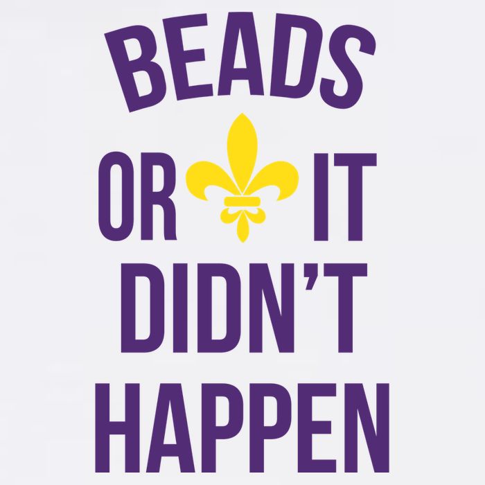 Beads Or It DidnT Happen Mardi Gras Adult Drive Performance Visor