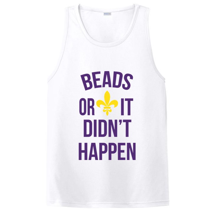 Beads Or It DidnT Happen Mardi Gras PosiCharge Competitor Tank