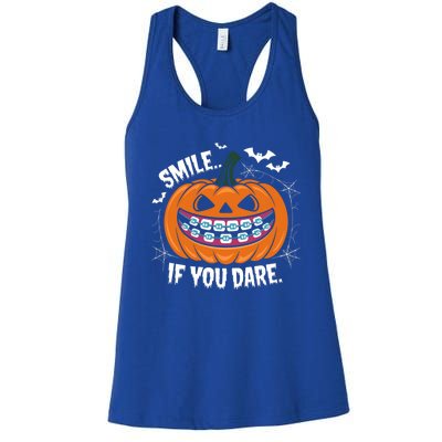 Braces Dentist Horror Gift Women's Racerback Tank