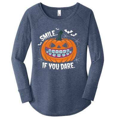 Braces Dentist Horror Gift Women's Perfect Tri Tunic Long Sleeve Shirt