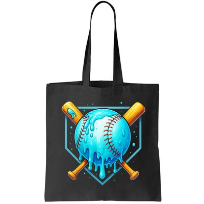 Baseball Drip Home Plate Ice Cream Bag