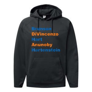 Brunson Divincenzo Hart Anunoby Hartenstein Gift Performance Fleece Hoodie