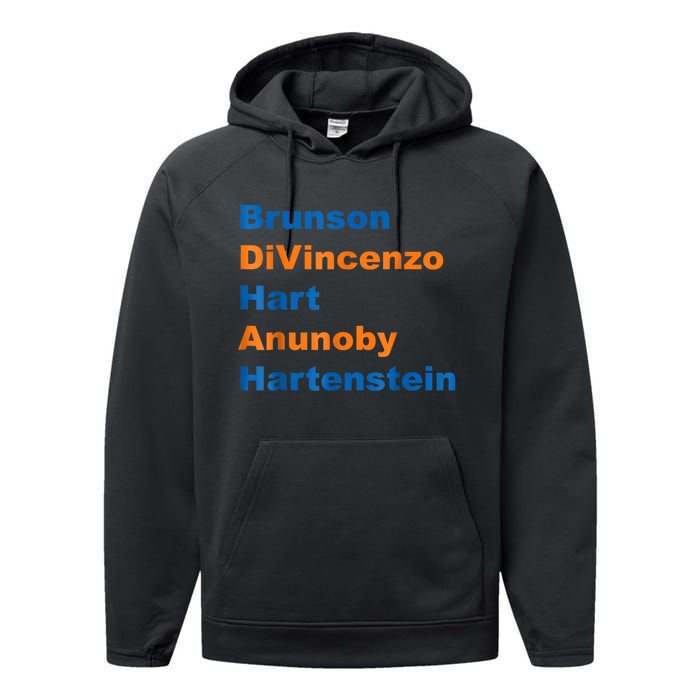 Brunson Divincenzo Hart Anunoby Hartenstein Gift Performance Fleece Hoodie