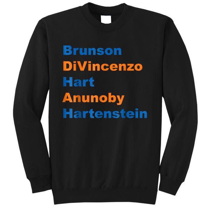 Brunson Divincenzo Hart Anunoby Hartenstein Gift Sweatshirt