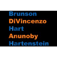 Brunson Divincenzo Hart Anunoby Hartenstein Gift Bumper Sticker