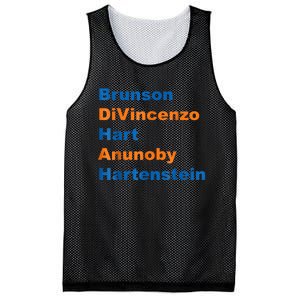 Brunson Divincenzo Hart Anunoby Hartenstein Gift Mesh Reversible Basketball Jersey Tank