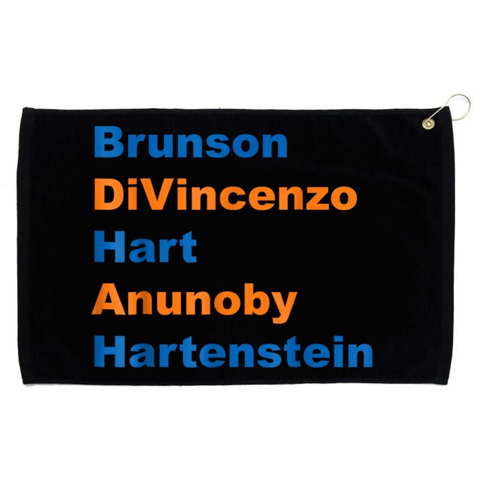 Brunson Divincenzo Hart Anunoby Hartenstein Gift Grommeted Golf Towel