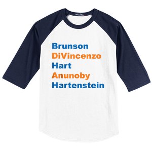 Brunson Divincenzo Hart Anunoby Hartenstein Gift Baseball Sleeve Shirt