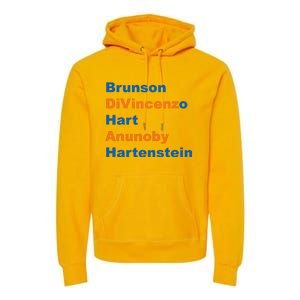 Brunson Divincenzo Hart Anunoby Hartenstein Premium Hoodie