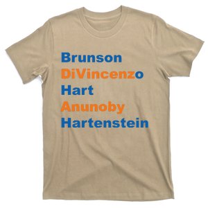 Brunson Divincenzo Hart Anunoby Hartenstein T-Shirt