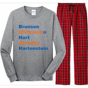 Brunson Divincenzo Hart Anunoby Hartenstein Long Sleeve Pajama Set