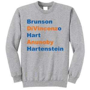 Brunson Divincenzo Hart Anunoby Hartenstein Tall Sweatshirt