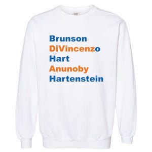 Brunson Divincenzo Hart Anunoby Hartenstein Garment-Dyed Sweatshirt