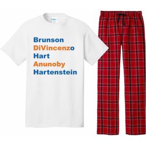 Brunson Divincenzo Hart Anunoby Hartenstein Pajama Set