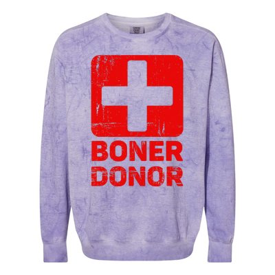 Boner Donor Halloween Colorblast Crewneck Sweatshirt