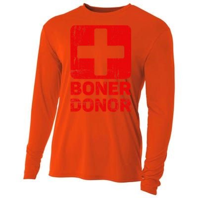 Boner Donor Halloween Cooling Performance Long Sleeve Crew