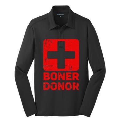 Boner Donor Halloween Silk Touch Performance Long Sleeve Polo