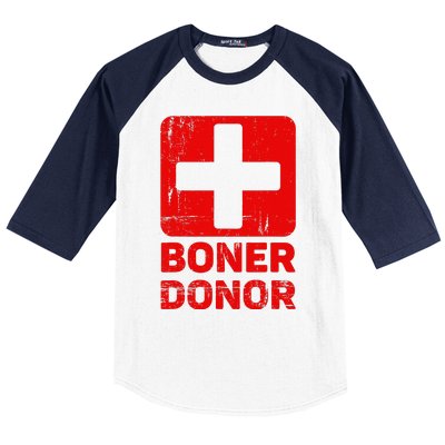 Boner Donor Halloween Baseball Sleeve Shirt