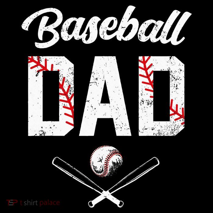 Baseball Dad Happy Fathers Day Wife Daughter Tall T-Shirt
