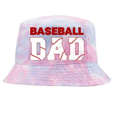 Baseball Dad Happy Fathers Days For Boy Tie-Dyed Bucket Hat