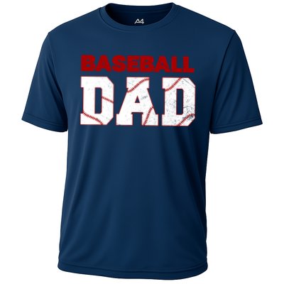 Baseball Dad Happy Fathers Days For Boy Cooling Performance Crew T-Shirt