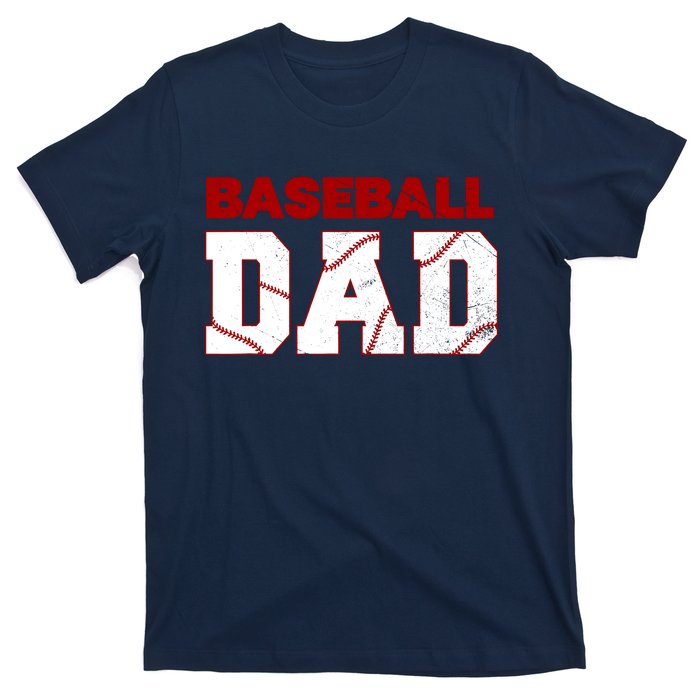 Baseball Dad Happy Fathers Days For Boy T-Shirt