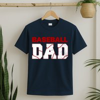 Baseball Dad Happy Fathers Days For Boy T-Shirt