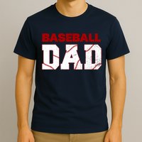 Baseball Dad Happy Fathers Days For Boy T-Shirt