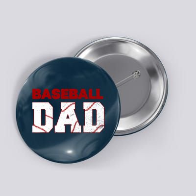 Baseball Dad Happy Fathers Days For Boy Button