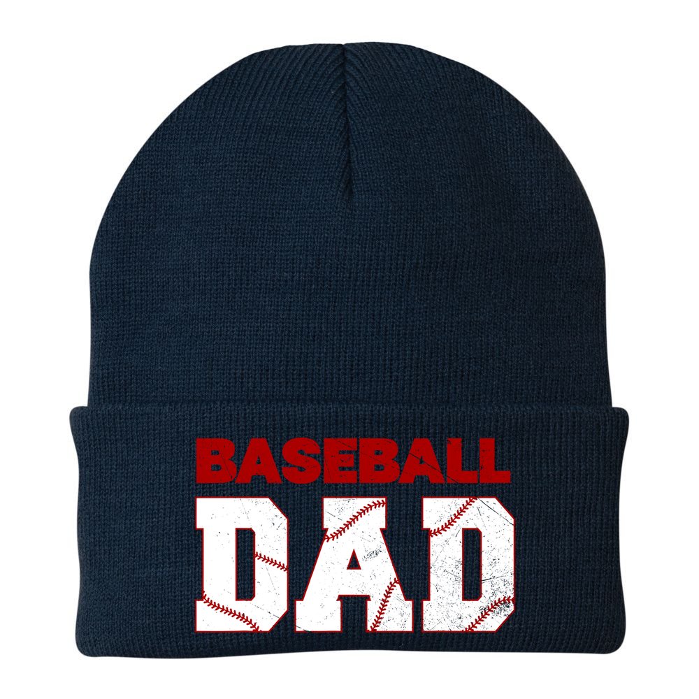 Baseball Dad Happy Fathers Days For Boy Beanie