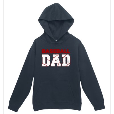 Baseball Dad Happy Fathers Days For Boy Urban Pullover Hoodie