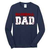 Baseball Dad Happy Fathers Days For Boy Tall Long Sleeve T-Shirt