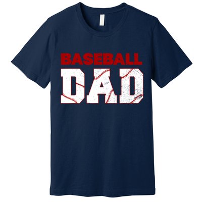 Baseball Dad Happy Fathers Days For Boy Premium T-Shirt