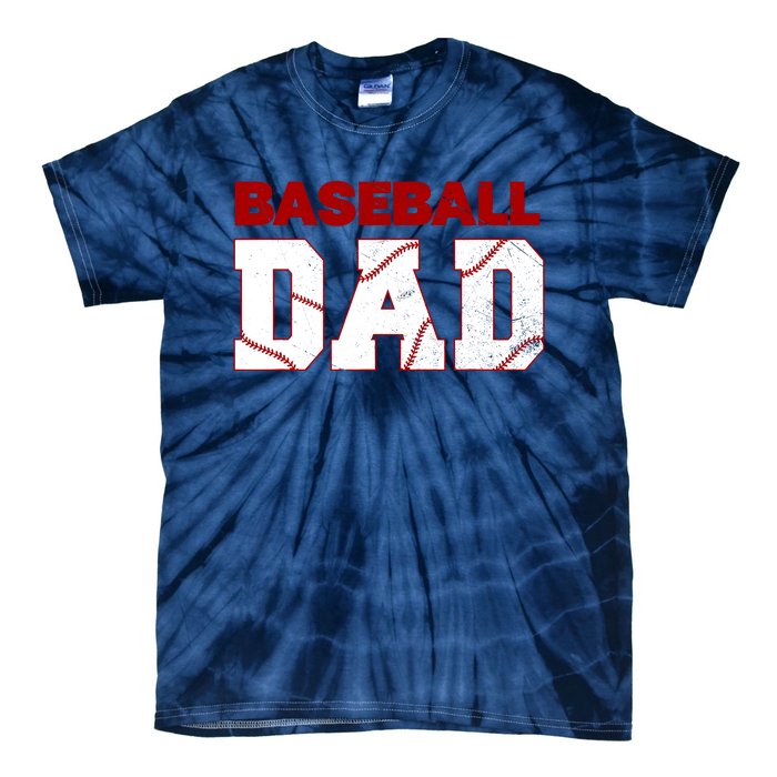 Baseball Dad Happy Fathers Days For Boy Tie-Dye T-Shirt