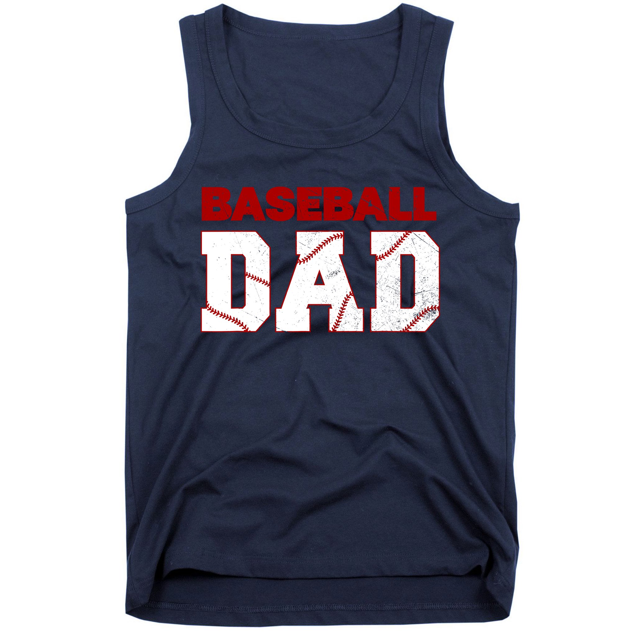 Baseball Dad Happy Fathers Days For Boy Tank Top