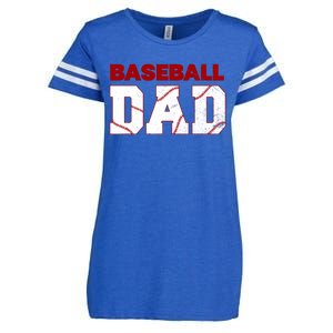 Baseball Dad Happy Fathers Days For Boy Enza Ladies Jersey Football T-Shirt