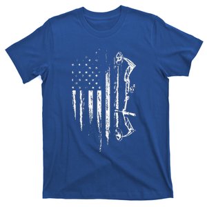 Bow Deer Hunting American Flag Gift For Bow Hunting T-Shirt