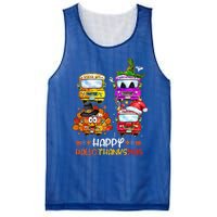 Bus Driver Happy HalloThanksMas Thanksgiving Christmas Mesh Reversible Basketball Jersey Tank