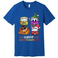 Bus Driver Happy HalloThanksMas Thanksgiving Christmas Premium T-Shirt