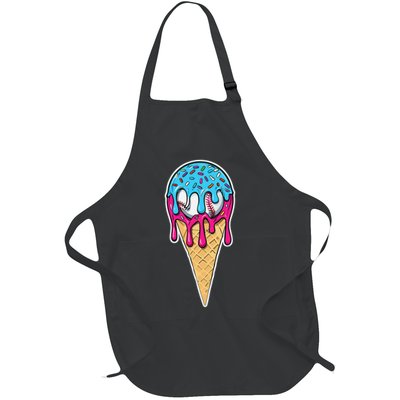 Baseball Drip Home Plate Ice Cream Sport Players  Fans Apron