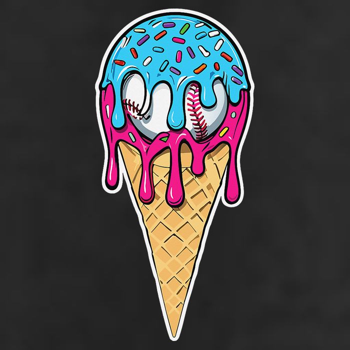 Baseball Drip Home Plate Ice Cream Sport Players  Fans Hat