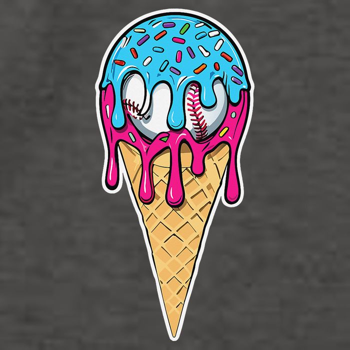 Baseball Drip Home Plate Ice Cream Sport Players  Fans Vector Backpack