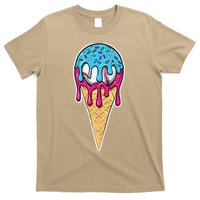Baseball Drip Home Plate Ice Cream Sport Players  Fans T-Shirt