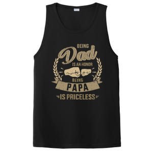 Being Dad Honor Papa Priceless For FatherS Day From Son Gift PosiCharge Competitor Tank