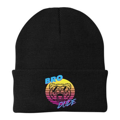 Bro Dude High Energy Retro Wave Frat Party Animal 80s Jock Beanie